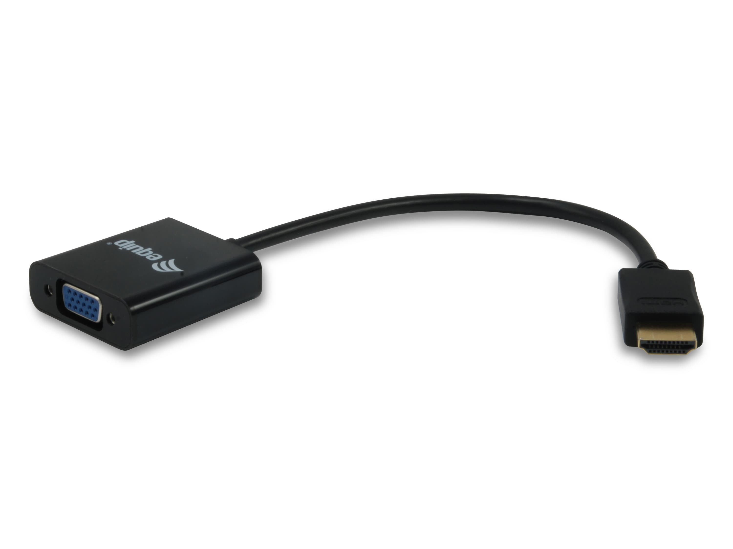 Equip 11903607 adaptador de cable de vídeo HDMI tipo A (Estándar) VGA (D-Sub) Negro