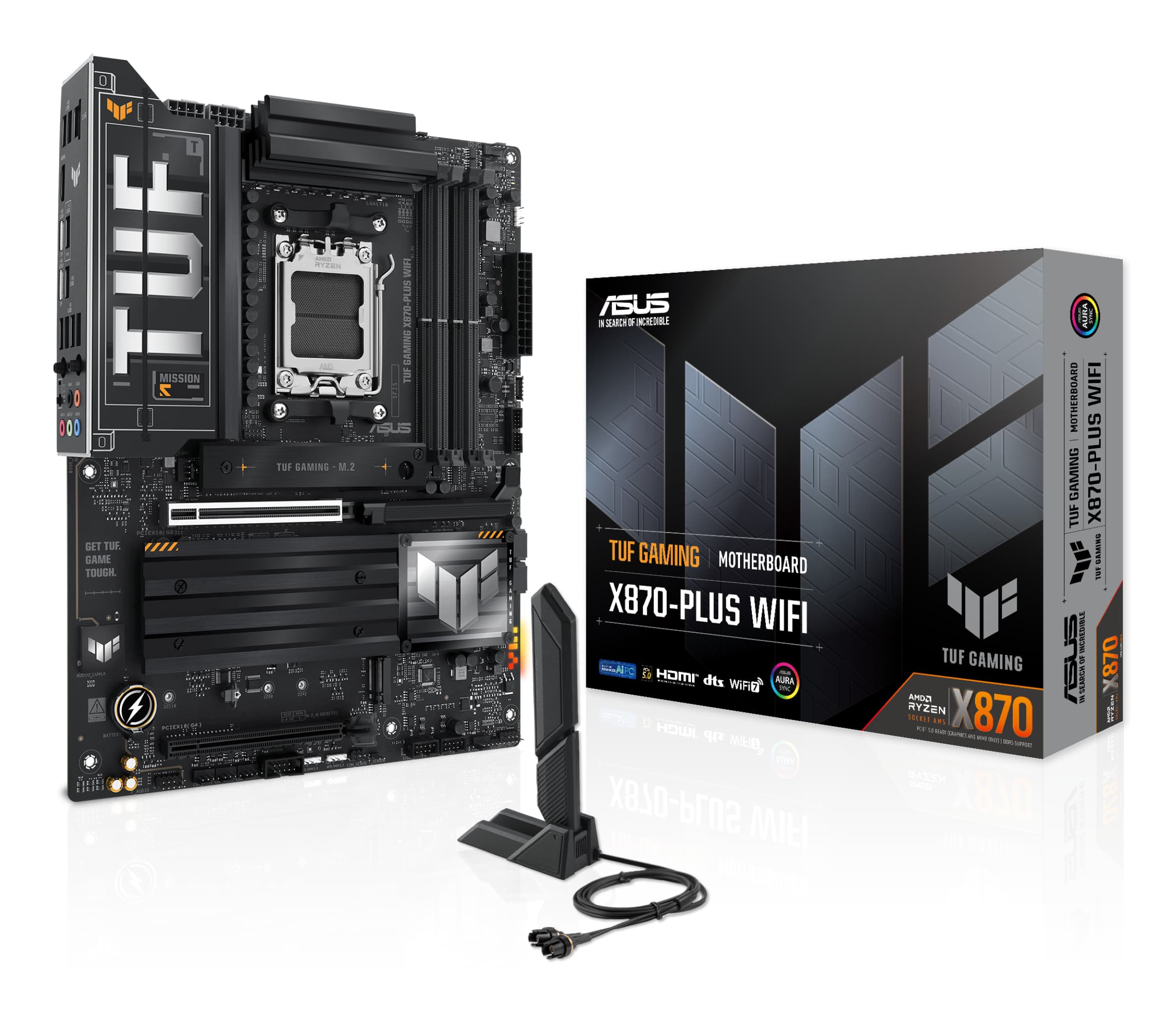 ASUS TUF GAMING X870-PLUS WIFI AMD X870 Zócalo AM5 ATX