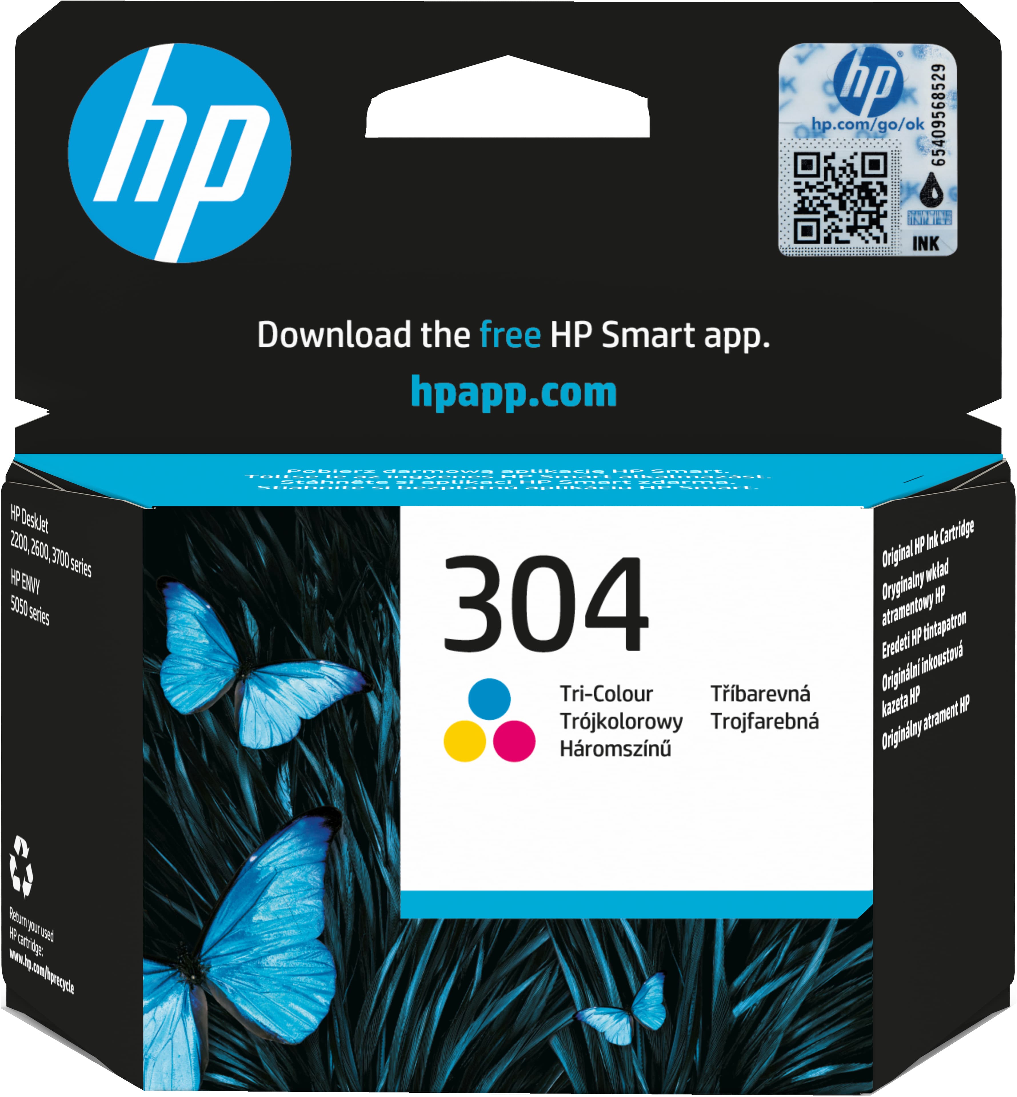 HP Cartucho de tinta Original 304 tricolor