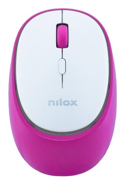 Nilox NXMDWS104 ratón Oficina Ambidextro RF Wireless + Bluetooth Óptico 1600 DPI