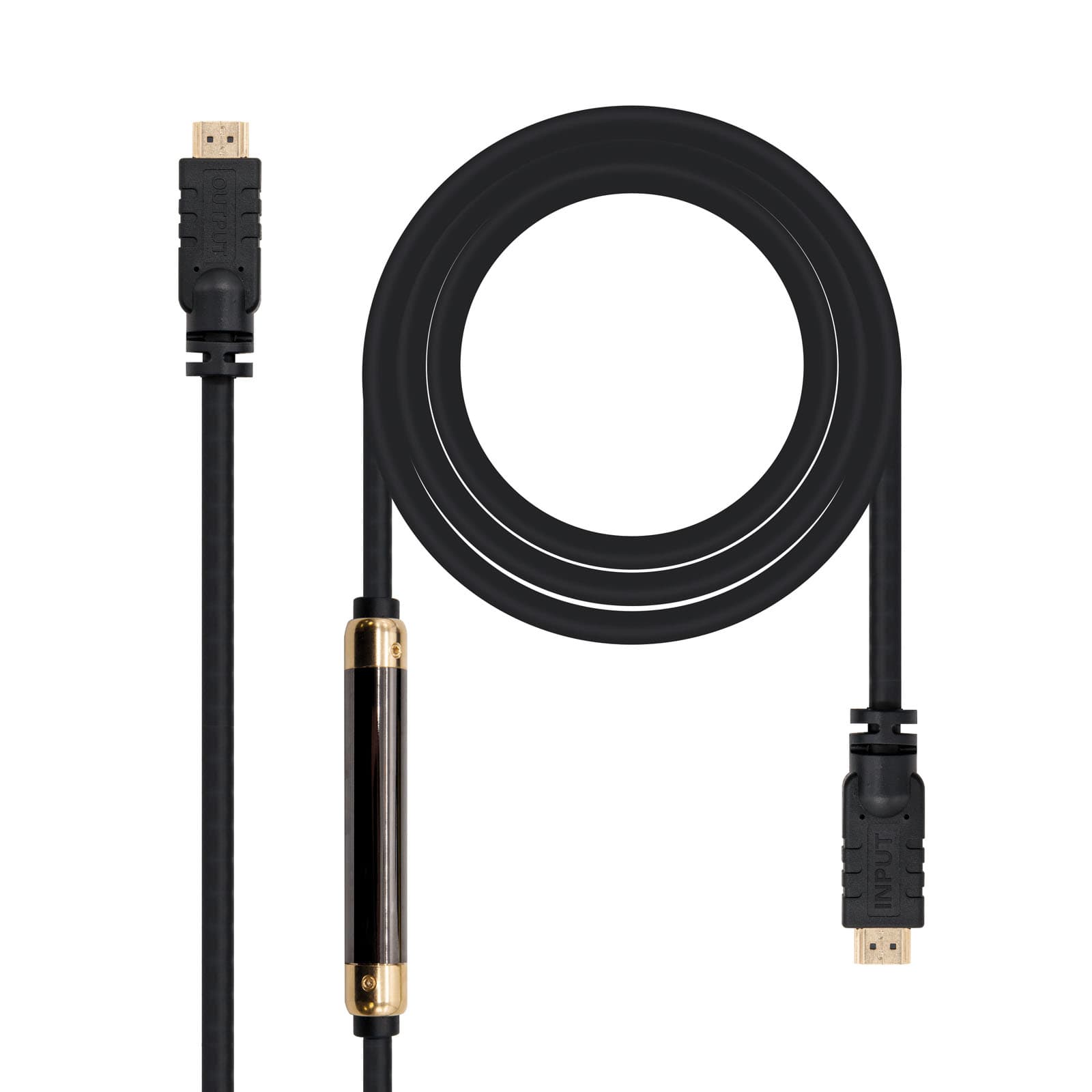 Nanocable CABLE HDMI V1.4 (ALTA VELOCIDAD / HEC) CON REPETIDOR, A/M-A/M, 25 M