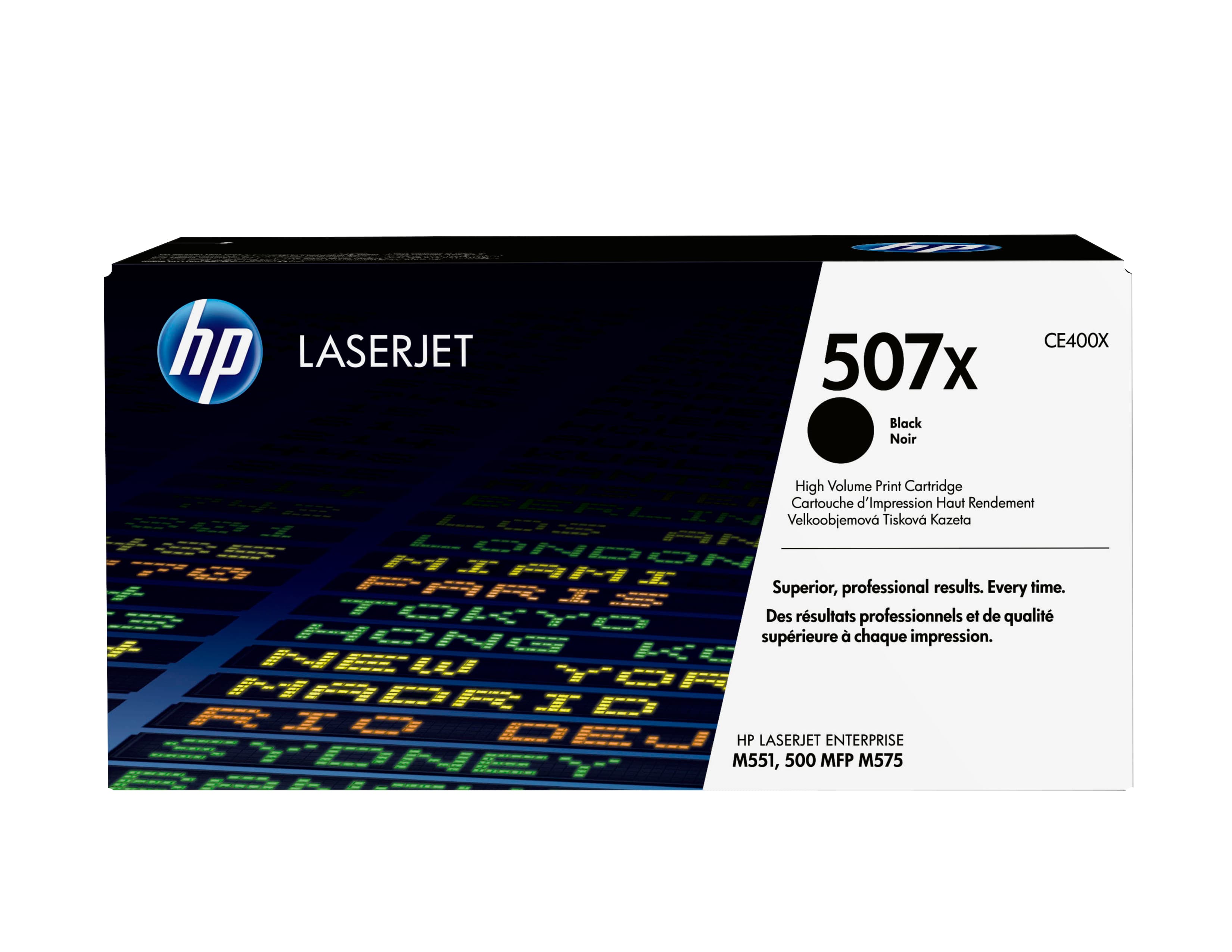 HP Cartucho de tóner original LaserJet 507X de alta capacidad negro