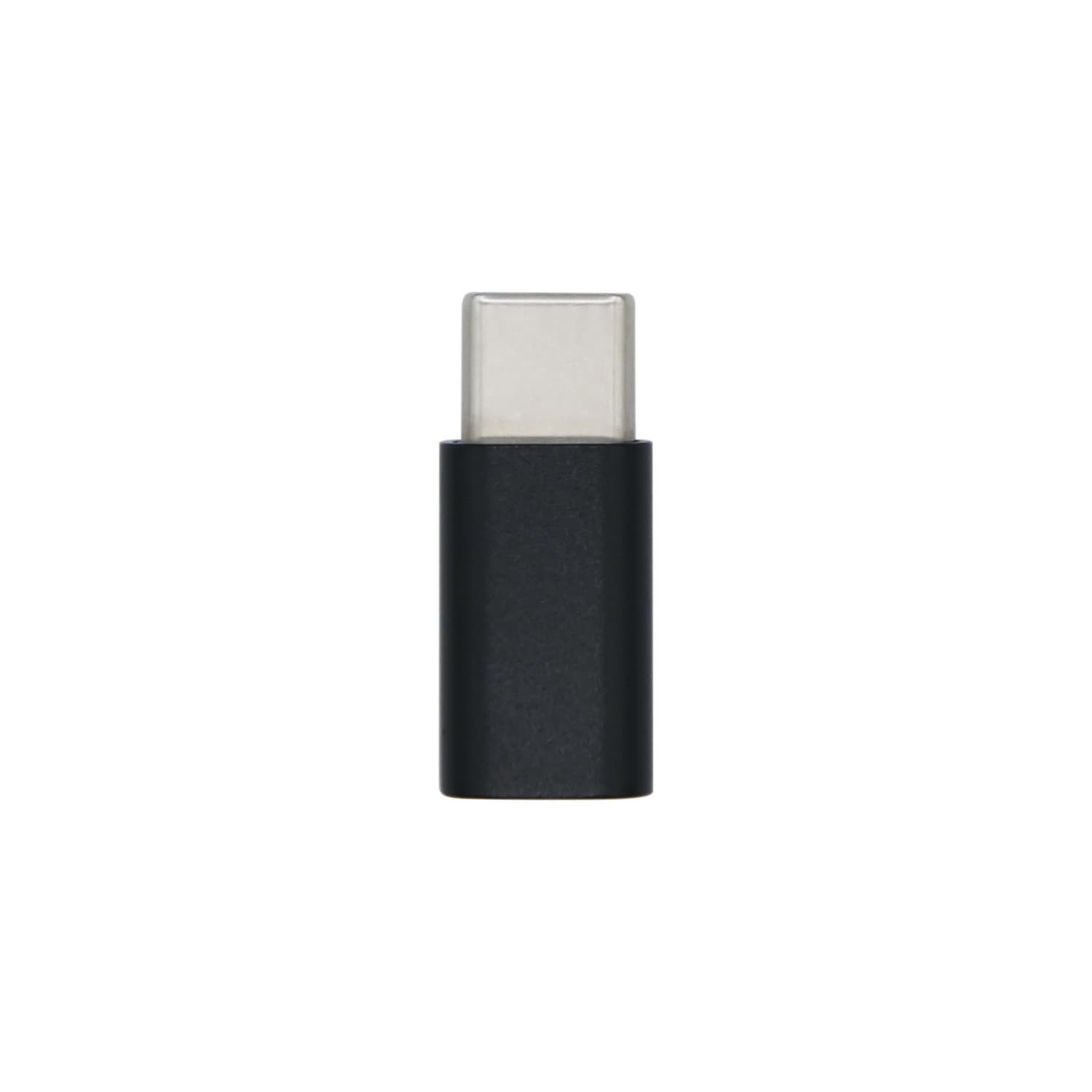 AISENS Mini Adaptador USB-С USB 2.0, Tipo Micro-B/H-USB-С/M, Negro