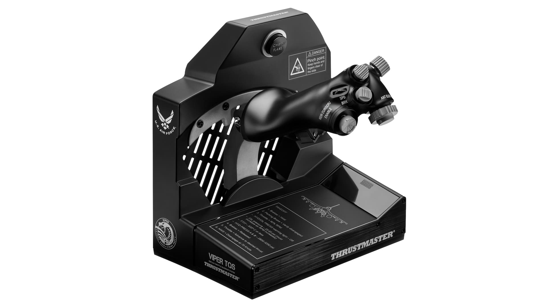 Thrustmaster VIPER TQS Negro USB Simulador de Vuelo Analógico/Digital PC