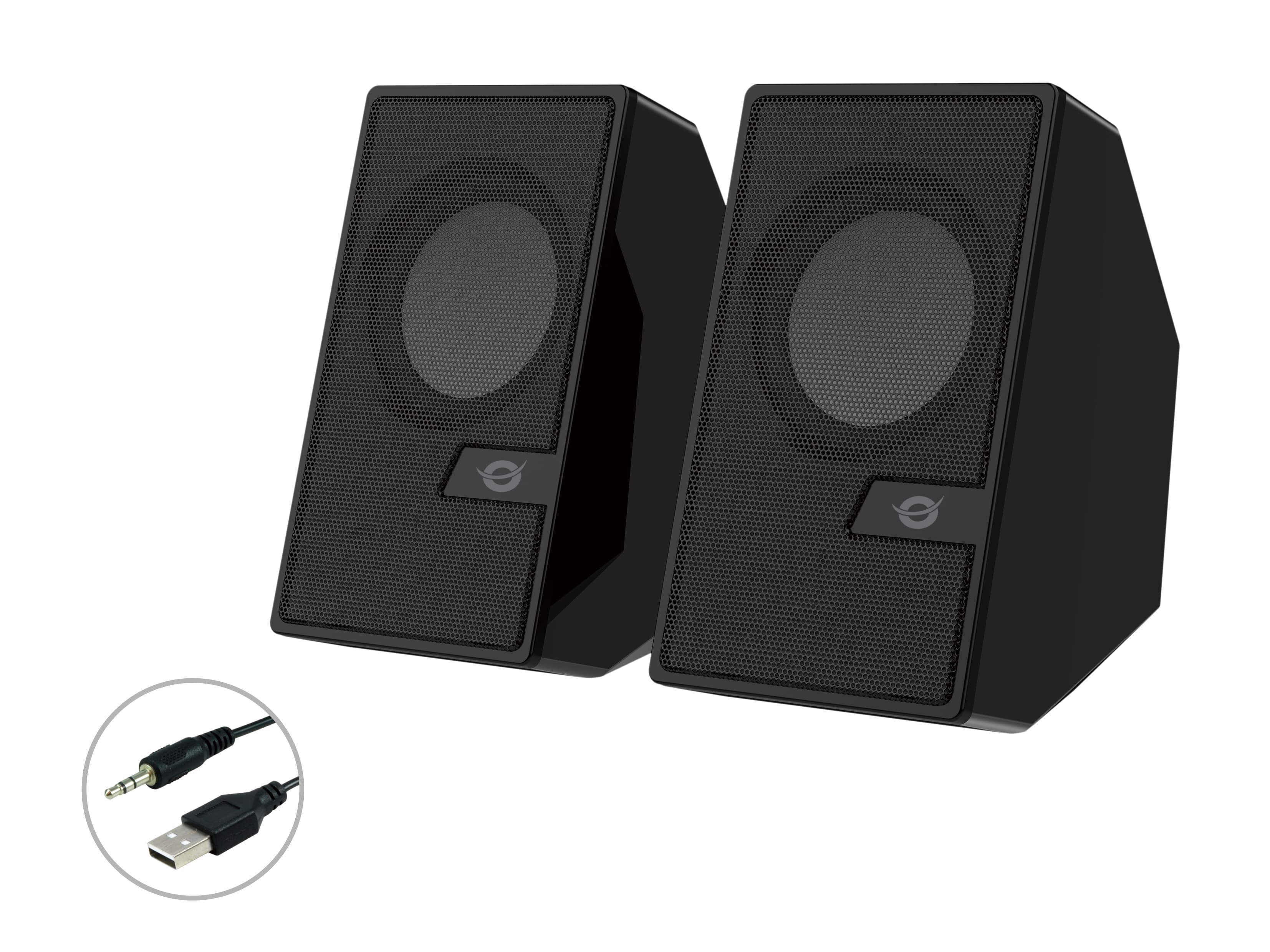Conceptronic BJORN02B altavoz De 2 vías Negro Inalámbrico y alámbrico 6 W