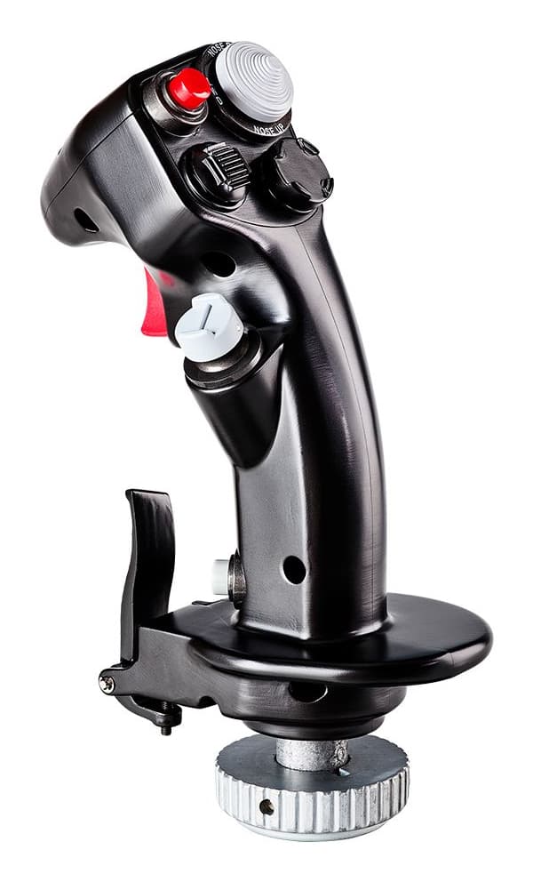 Thrustmaster F-16C VIPER HOTAS Add-On Grip Negro Palanca de vuelo Analógico/Digital PC