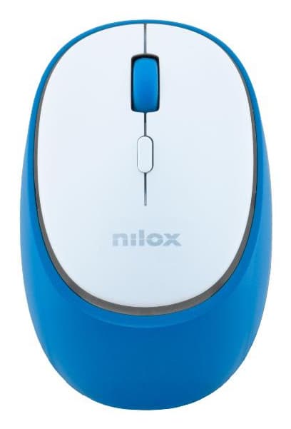 Nilox NXMDWS103 ratón Oficina Ambidextro RF Wireless + Bluetooth Óptico 1600 DPI