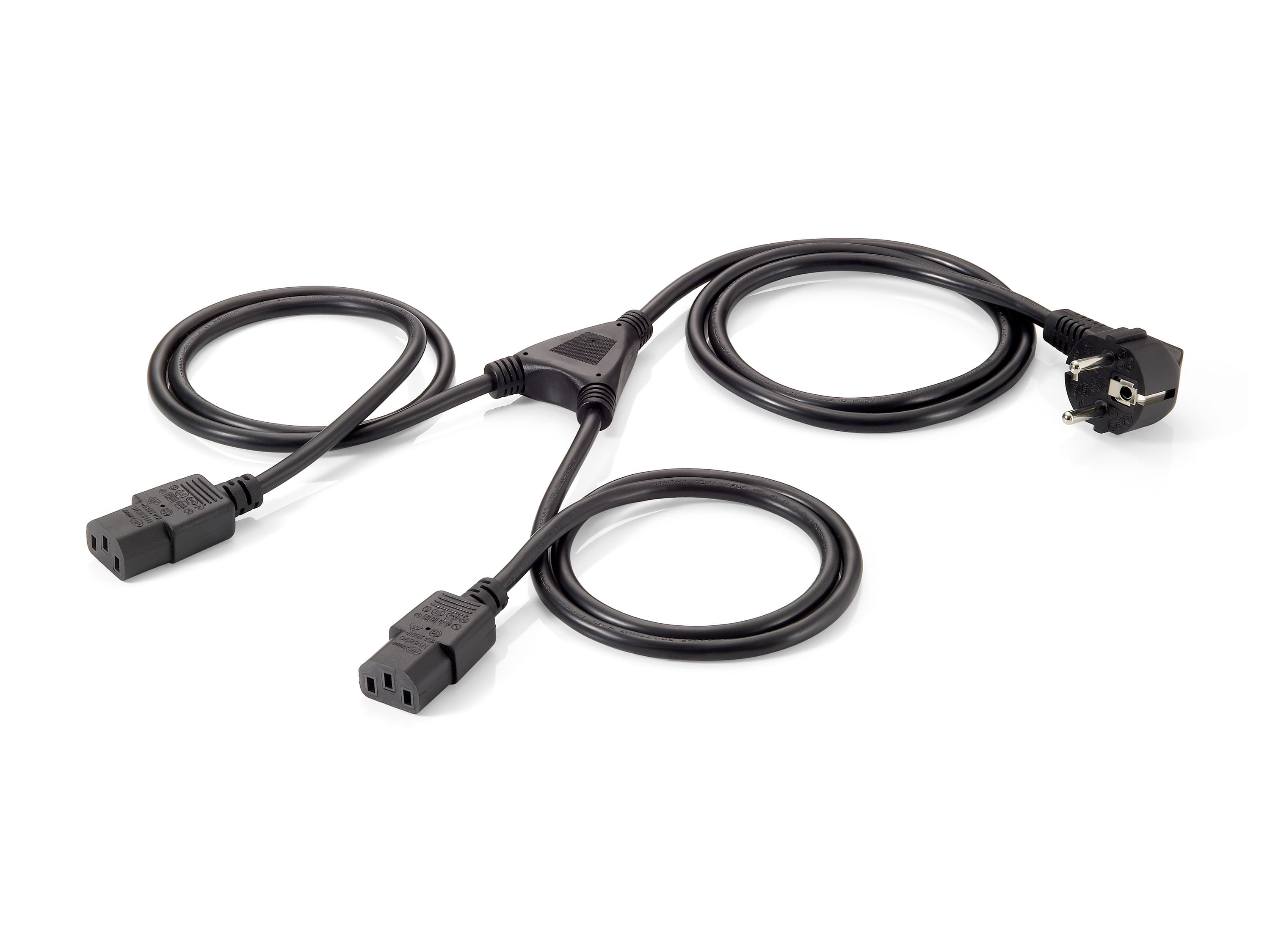 Equip 112220 cable de transmisión 1,8 m CEE 7/7 Acoplador C13 2 x