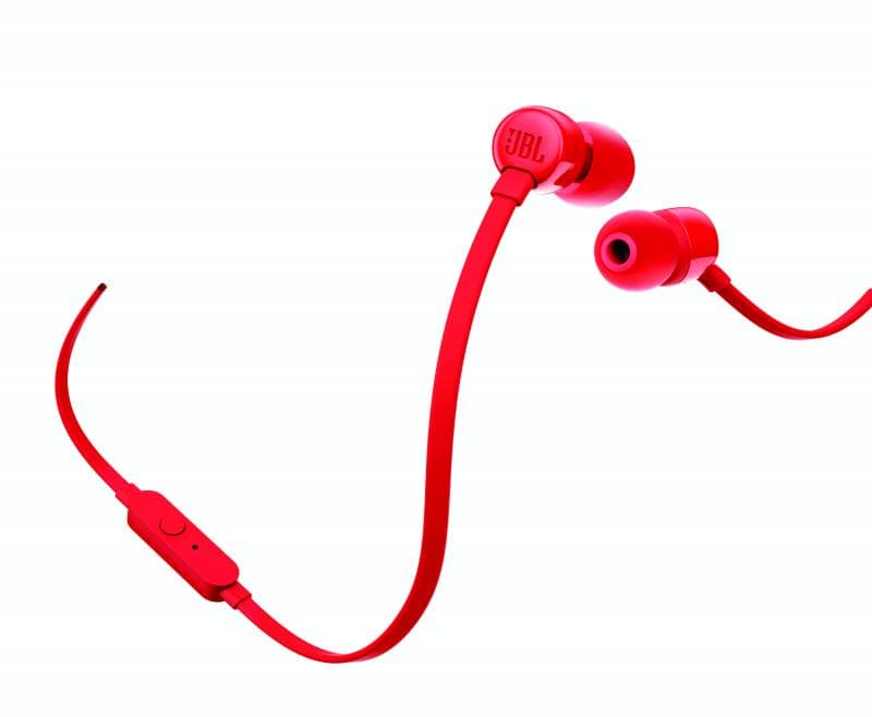 JBL Tune 110 Auriculares Alámbrico Dentro de oído Llamadas/Música Rojo