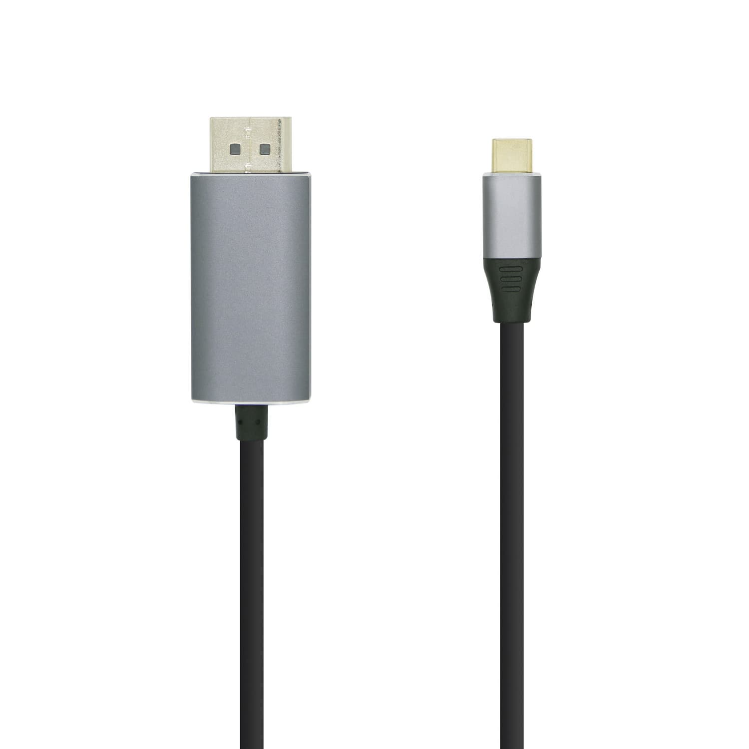 AISENS Cable conversor USB-C a Displayport 4K@60HZ, USB-C/M-DP/M, Negro, 0.8m
