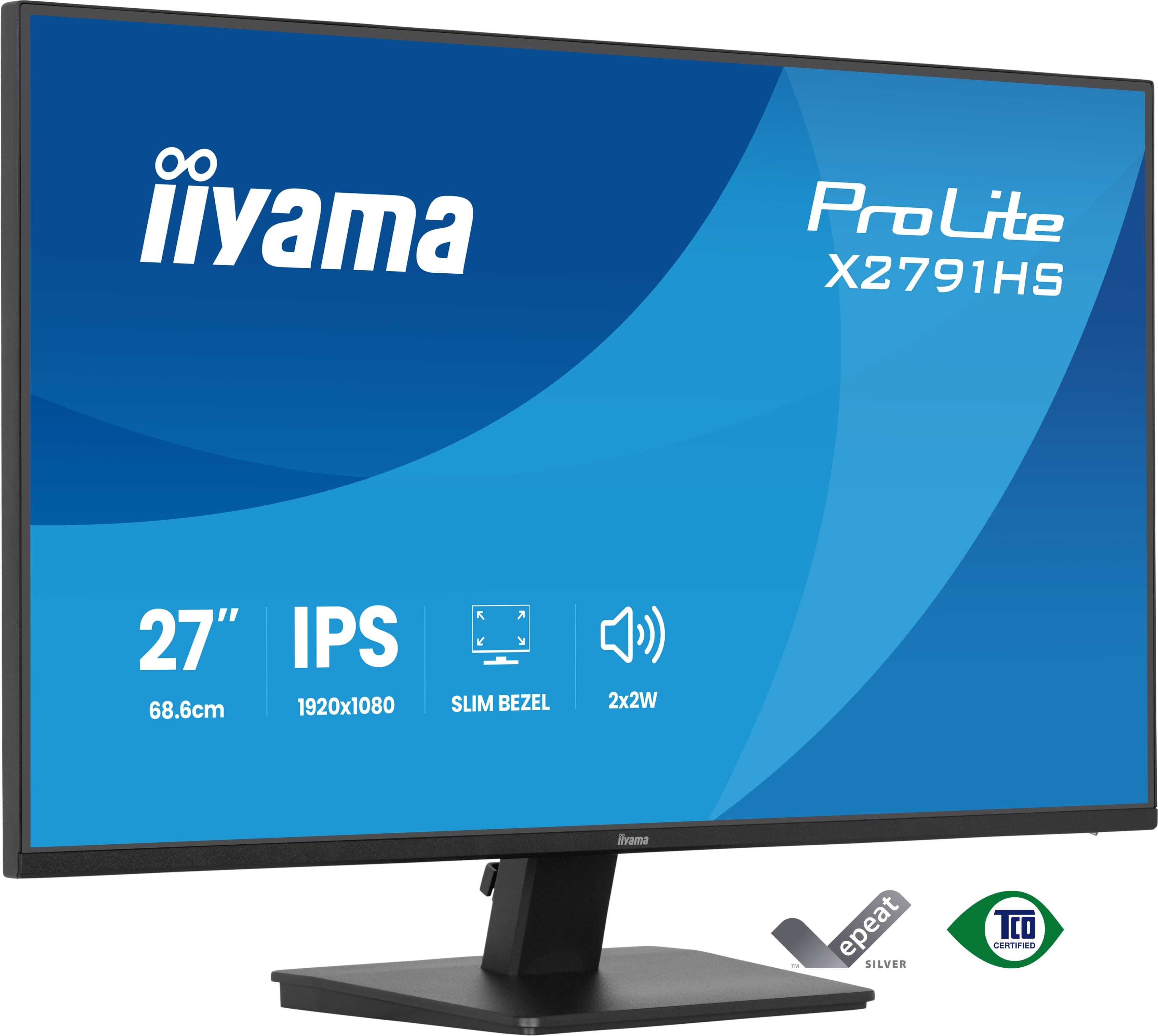 iiyama ProLite X2791HS-B1 pantalla para PC 68,6 cm (27") 1920 x 1080 Pixeles Full HD LED Negro