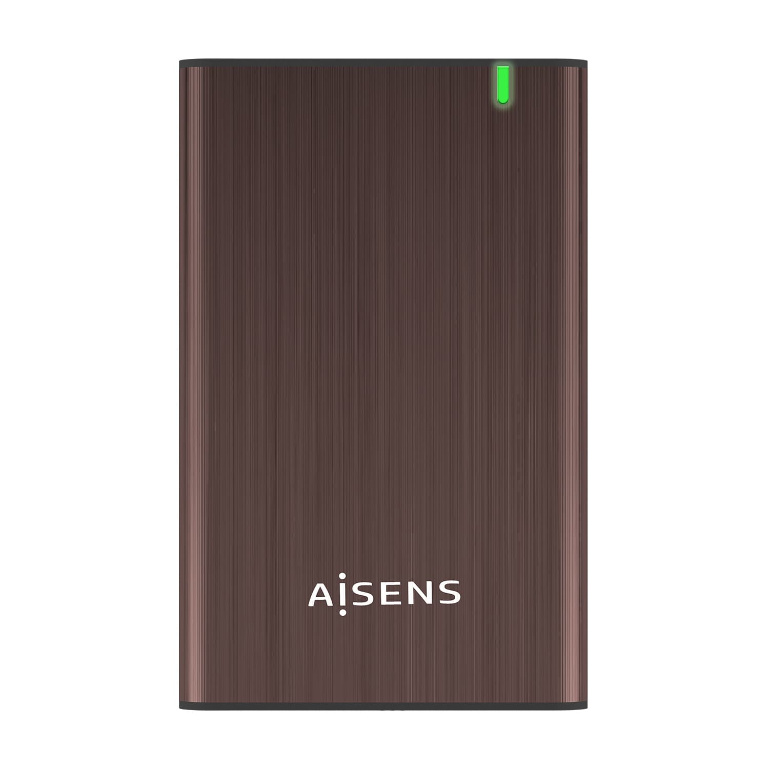 AISENS Caja Externa 2.5" ASE-2525BWN 9.5 mm SATA A USB 3.0/USB 3.1 Gen1, Marron