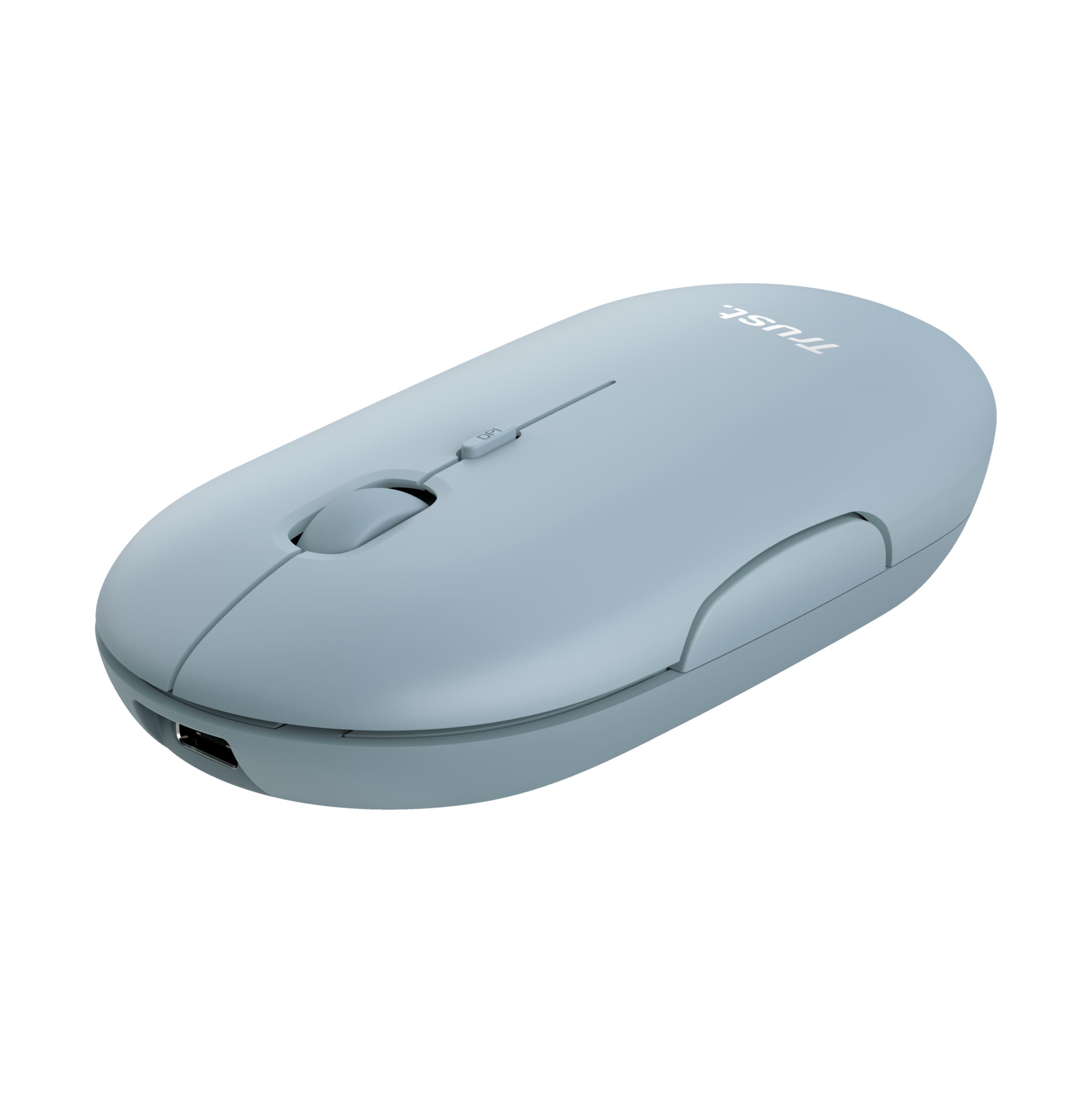 Trust Puck ratón Oficina Ambidextro RF Wireless + Bluetooth 1600 DPI