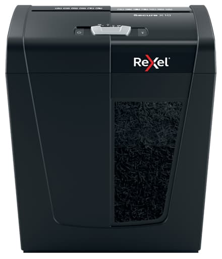 Rexel Secure X10 triturador de papel Corte cruzado 68 dB Negro