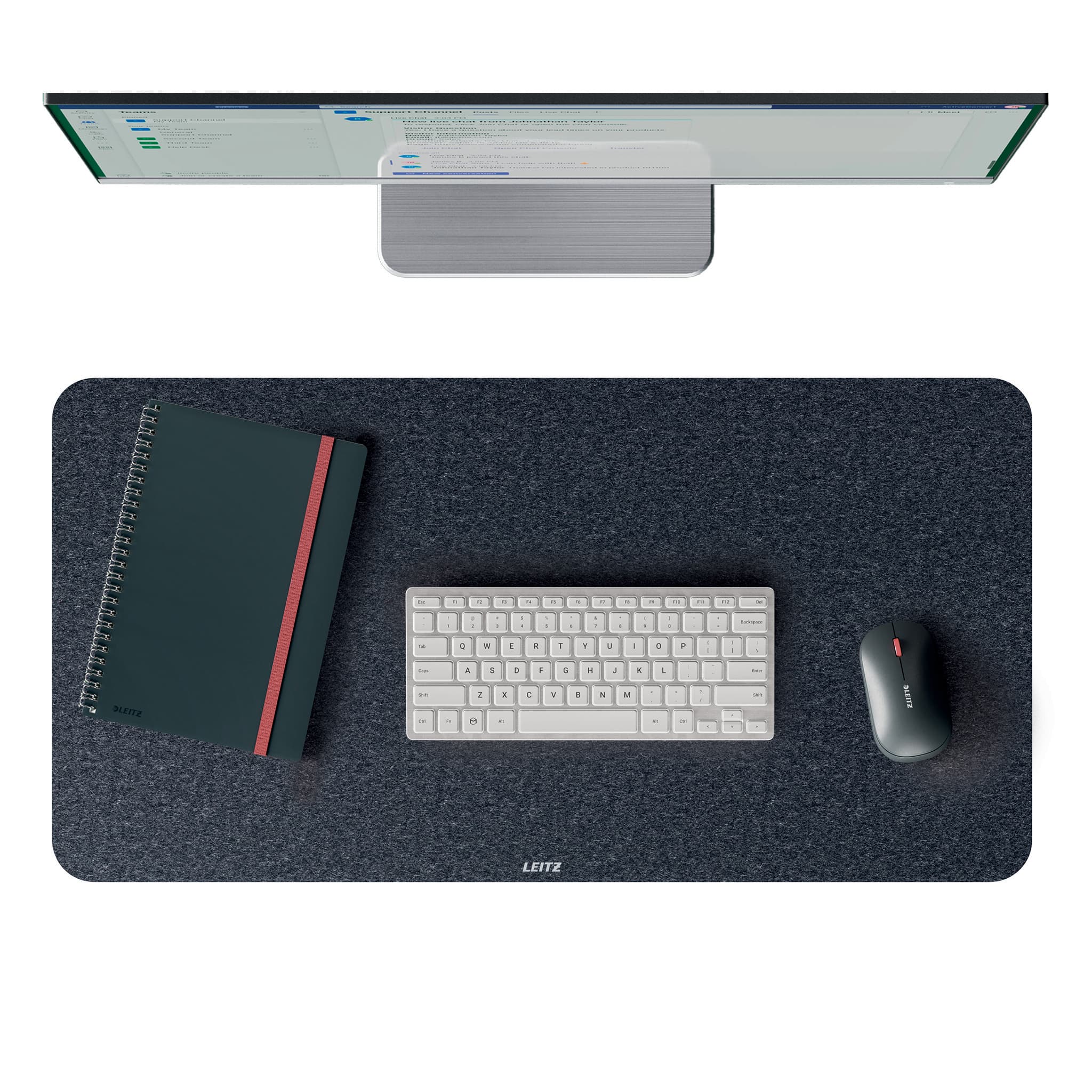 Leitz 53830089 protector de escritorio Sentido Gris Oscuro
