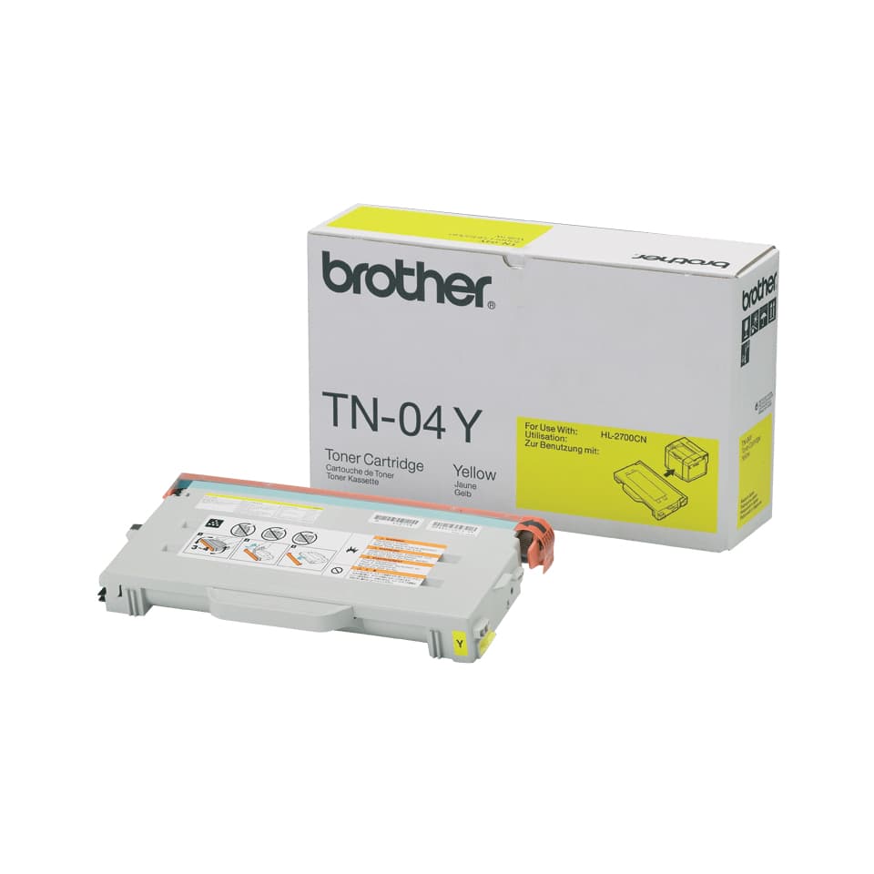 Brother TN-04Y cartucho de tóner 1 pieza(s) Original Amarillo