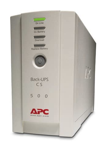 APC Back-UPS sistema de alimentación ininterrumpida (UPS) En espera (Fuera de línea) o Standby (Offline) 0,5 kVA 300 W 4 salidas AC