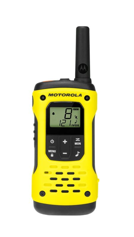 Motorola Talkabout T92 H2O two-way radios 16 canales 446.00625 - 446.19375 MHz Negro, Amarillo