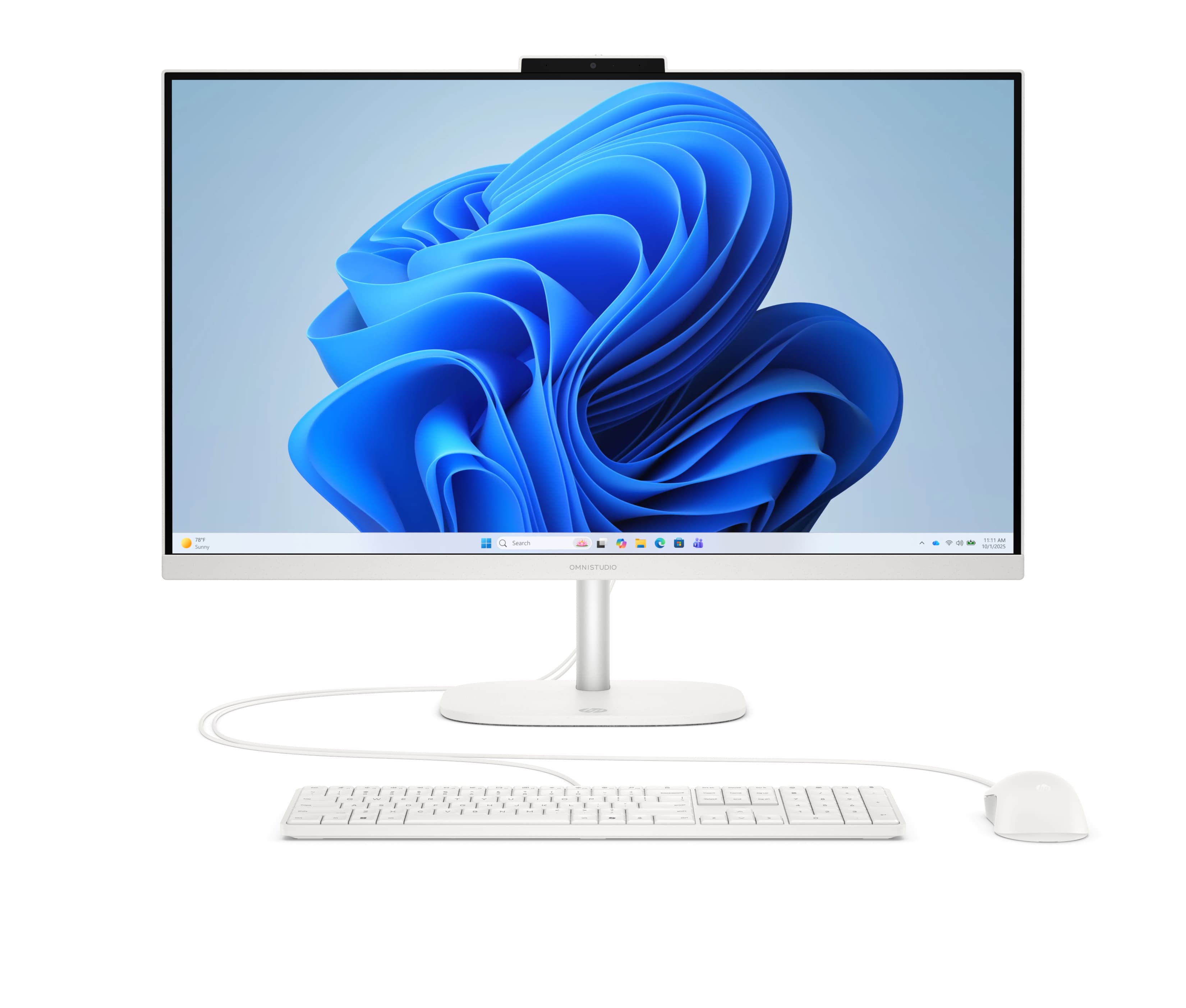 HP OmniStudio All-in-One Desktop 27-cv0006ns PC AMD Ryzen™ 5 40 68,6 cm (27") 1920 x 1080 Pixeles 16 GB LPDDR5-SDRAM 1 TB SSD Windows 11 Home Wi-Fi 6 (802.11ax) Blanco