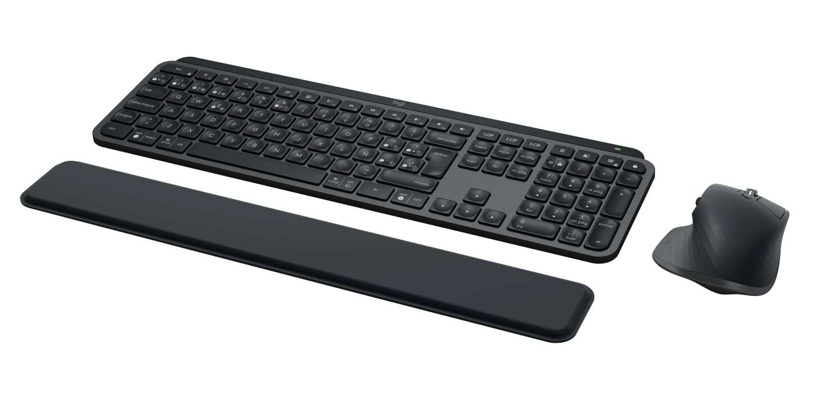 Logitech Master MX Keys Combo for Bussiness teclado Ratón incluido Oficina RF Wireless + Bluetooth QWERTY Español Grafito