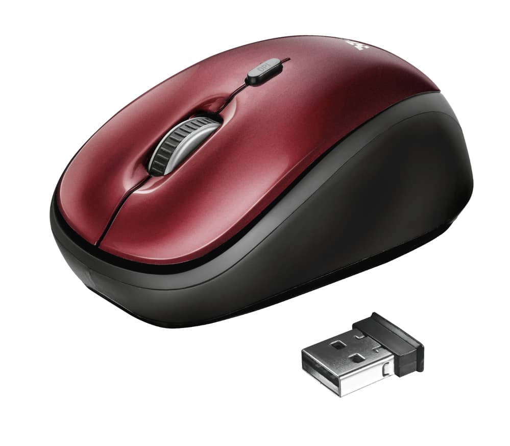 Trust 19522 ratón Oficina Ambidextro RF inalámbrico Óptico 1600 DPI
