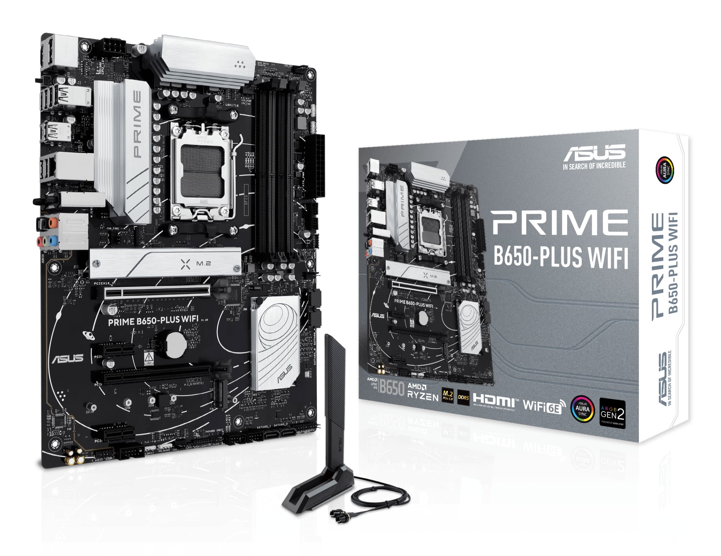 ASUS PRIME B650-PLUS WIFI AMD B650 Zócalo AM5 ATX