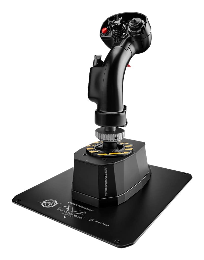Thrustmaster AVA F/A-18 Super Hornet Negro USB Palanca de vuelo Analógico/Digital PC