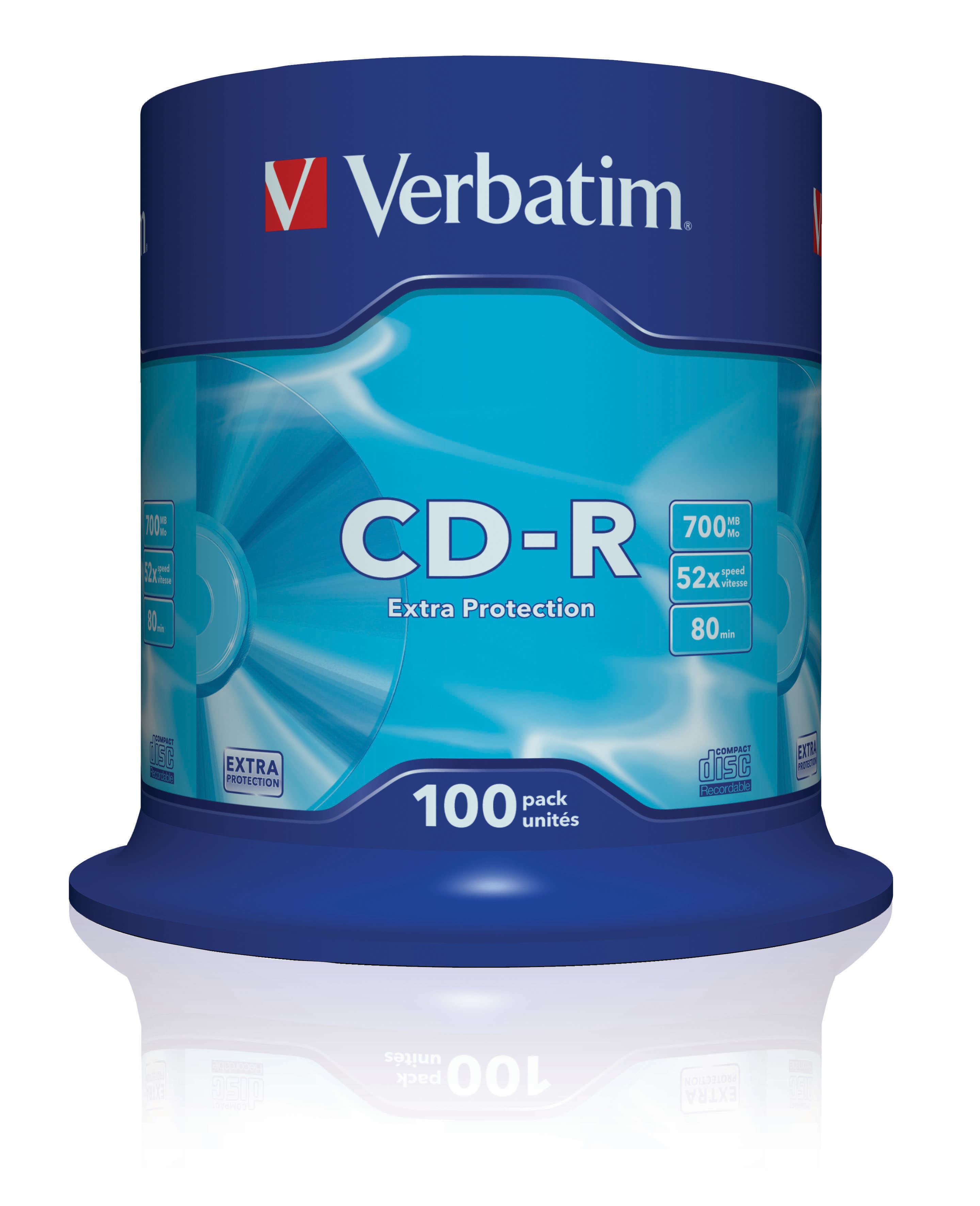 Verbatim CD-R Extra Protection 700 MB 52x 100 pieza(s)