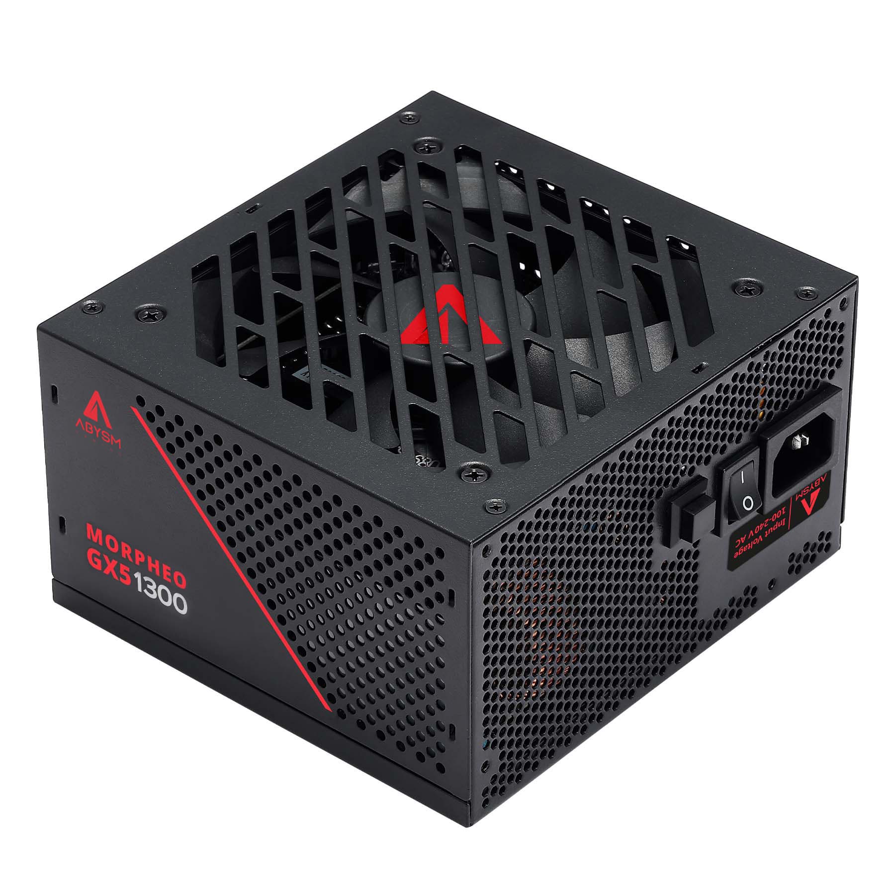 ABYSM Gaming Fuente de Alimentación MORPHEO GX5 ATX 3.1 1300W Black Cybenetics Platinum Full Modular