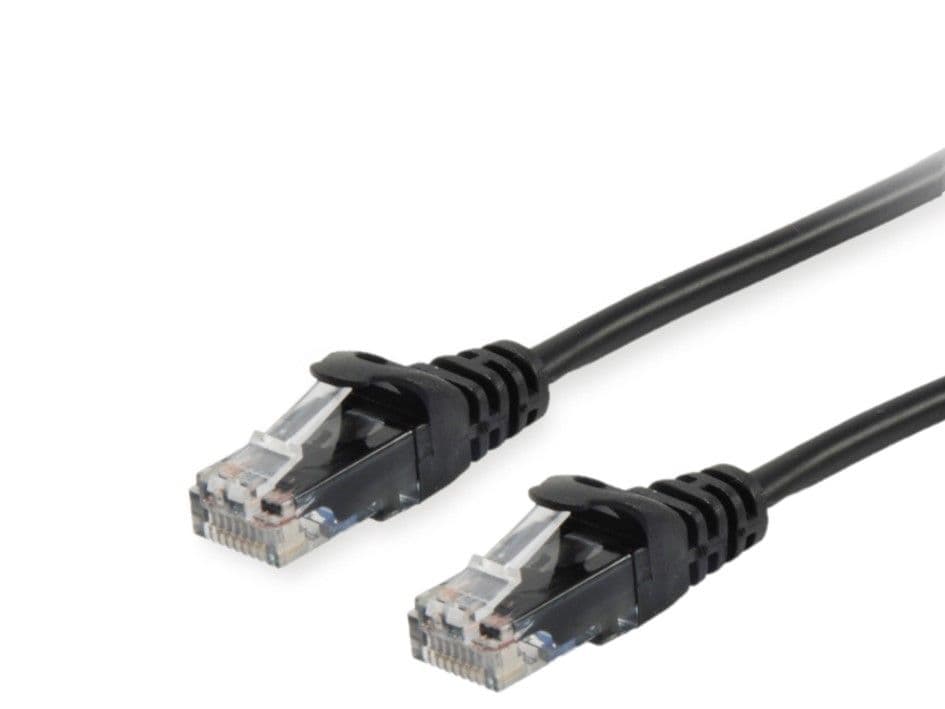 Equip 625450 cable de red Negro 1 m Cat6 U/UTP (UTP) Alrededor