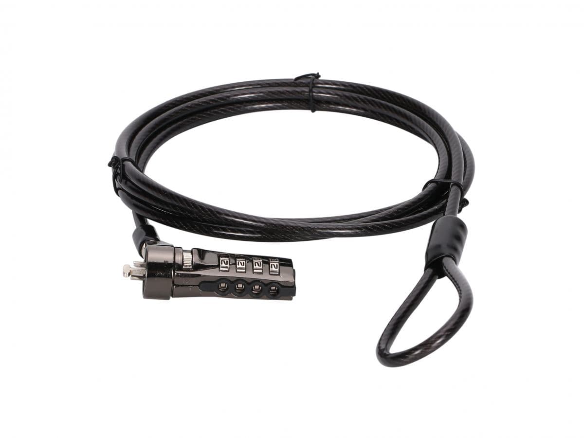 Conceptronic CUSTODIO01BS cable antirrobo Negro 1,8 m