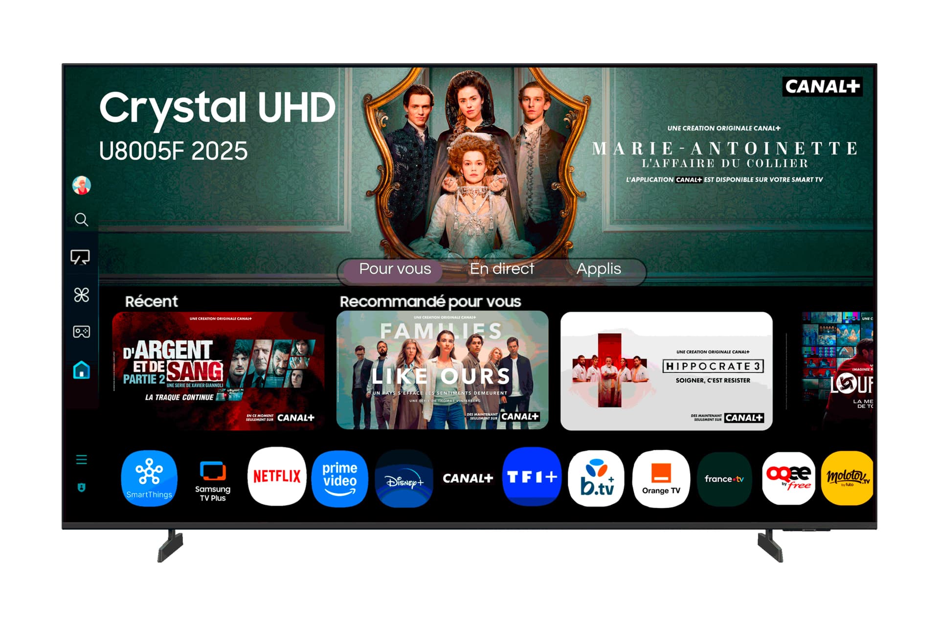 Samsung TU50U8005FU 127 cm (50") 4K Ultra HD Smart TV Wifi Negro