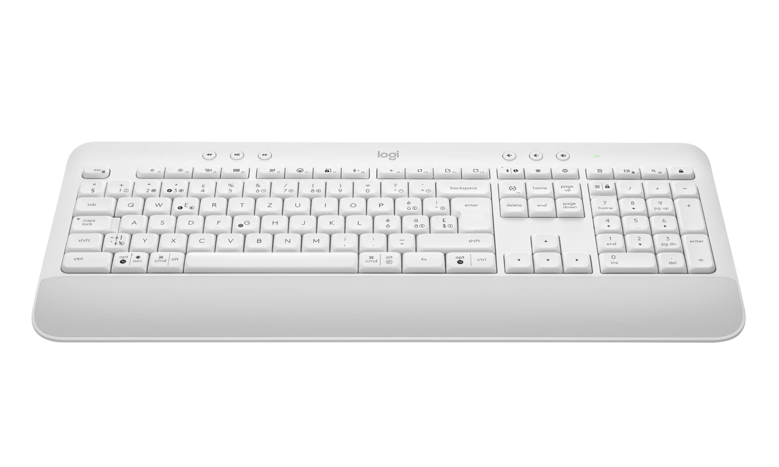 Logitech 920-010966 teclado Oficina Bluetooth QWERTZ Suizo Blanco