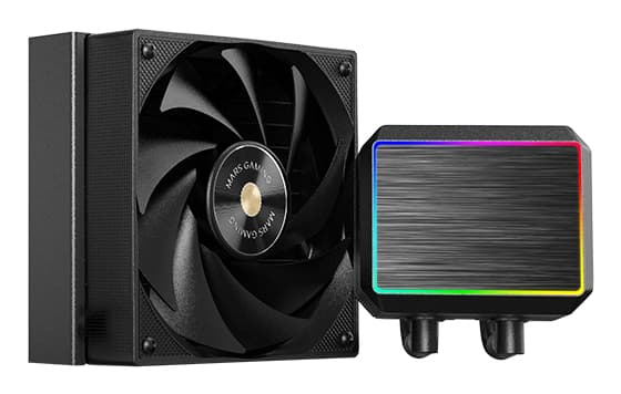 Mars Gaming ML-PROII120 Procesador Sistema de refrigeración líquida todo en uno 12 cm Negro 1 pieza(s)