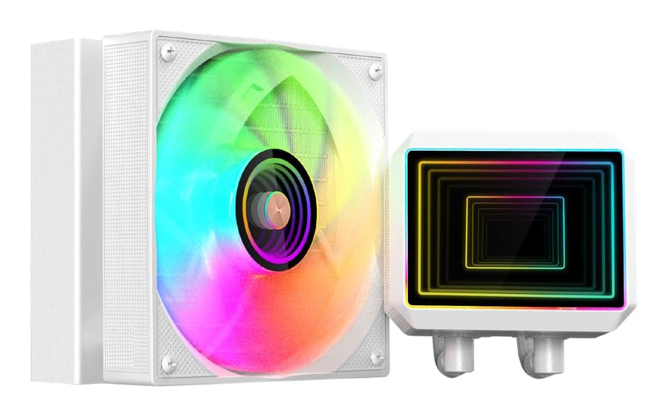 Mars Gaming ML-TWO120W Procesador Sistema de refrigeración líquida todo en uno 12 cm Blanco 1 pieza(s)