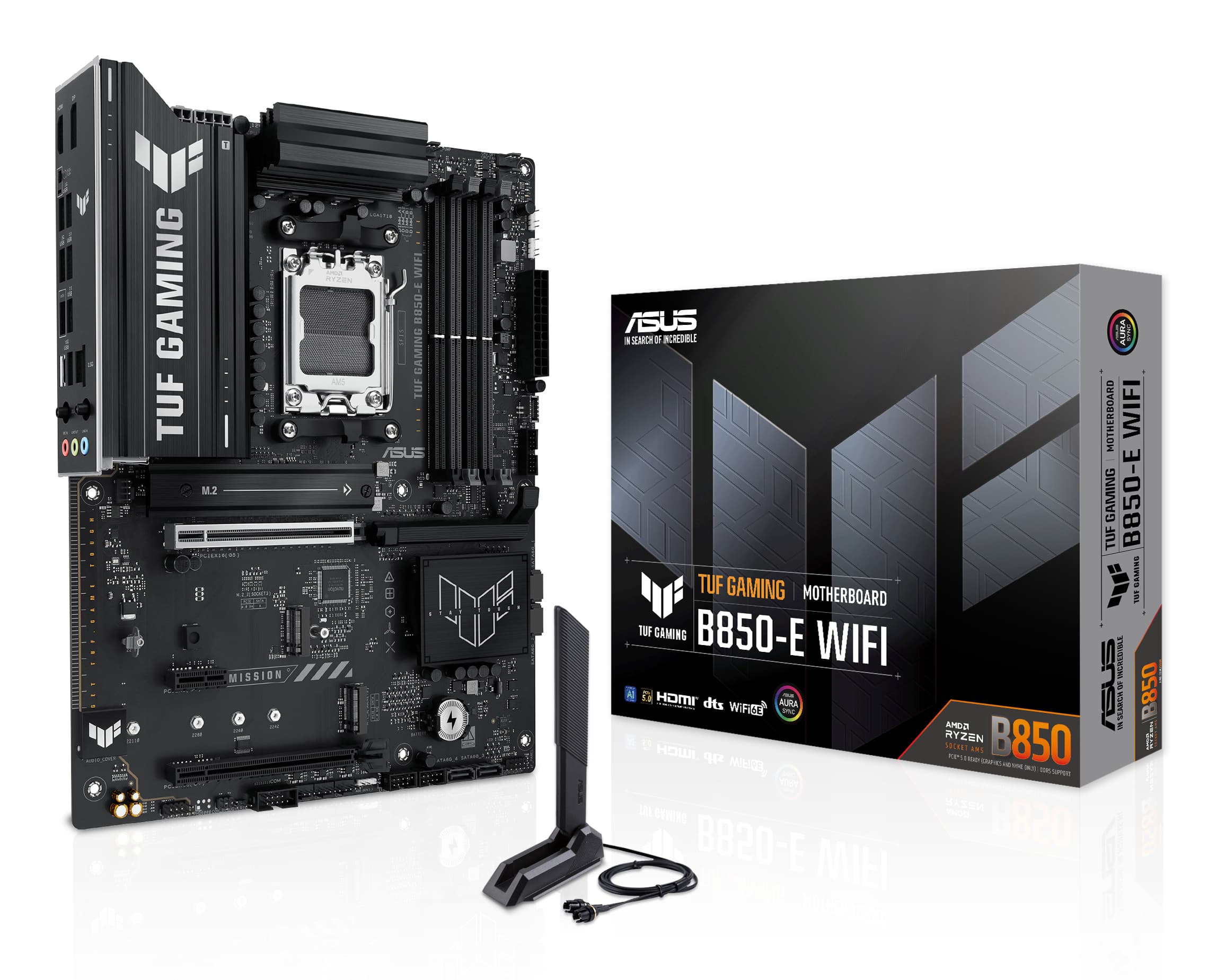 ASUS TUF GAMING B850-E WIFI AMD B850 Zócalo AM5 ATX