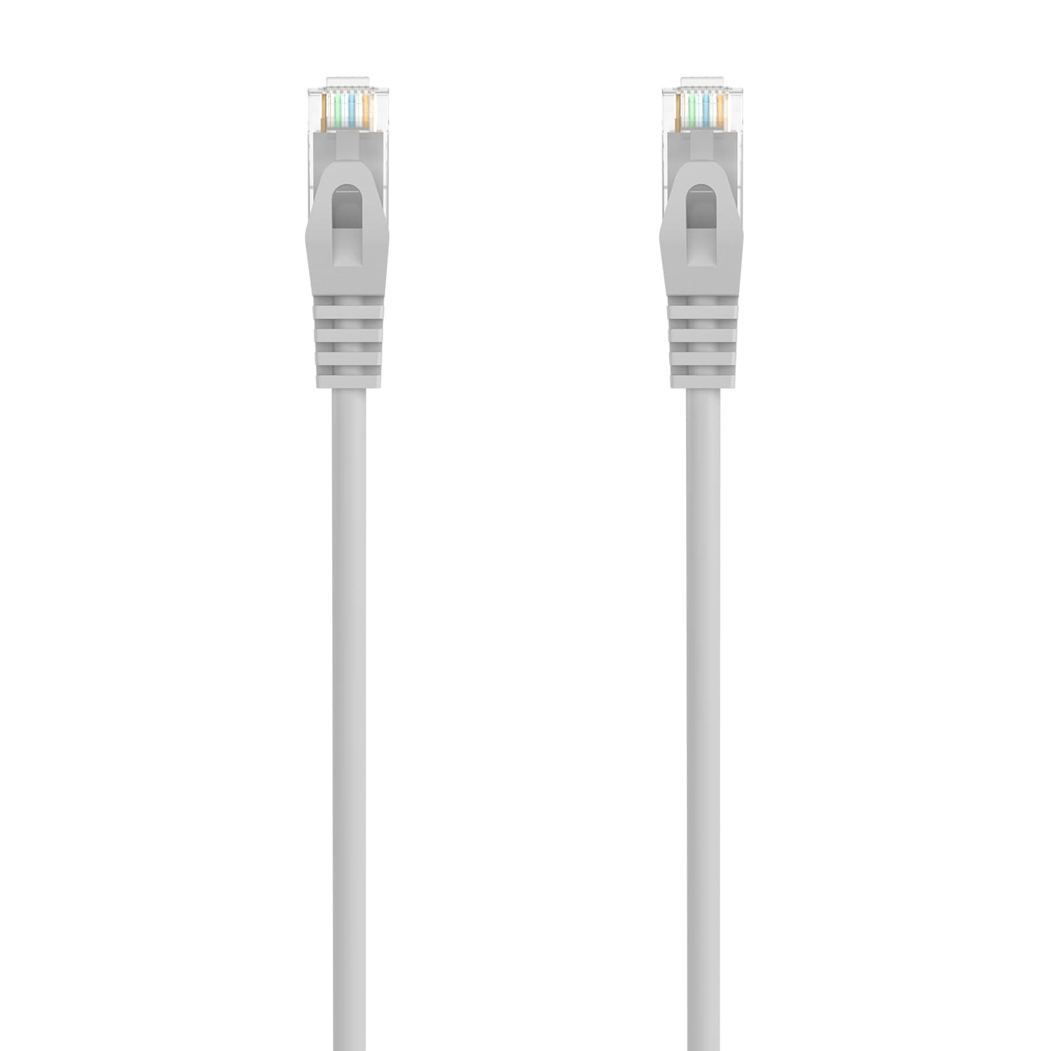 AISENS Cable de Red Latiguillo RJ45 LSZH Cat.6A 500 Mhz UTP AWG24, Gris, 30CM