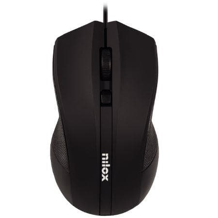Nilox RATON ÓPTICO USB 1600 DPI -NEGRO