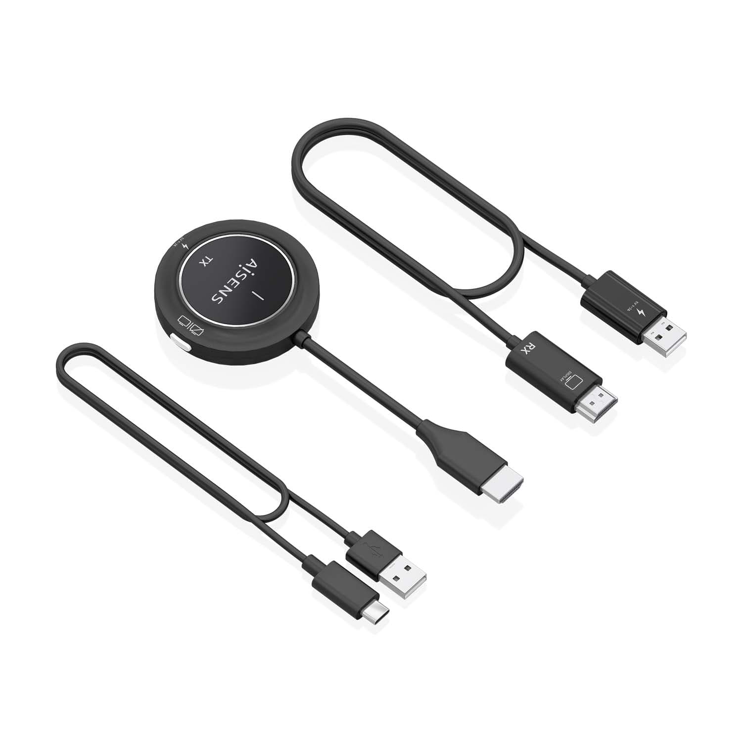 AISENS HDMI Inalambrico 1080P 30m, Negro