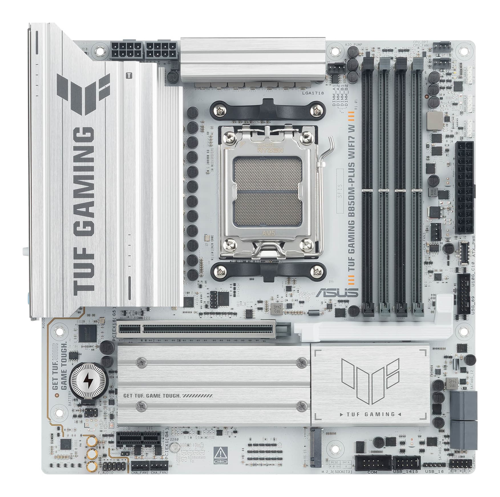 ASUS TUF GAMING B850M-PLUS WIFI7 W AMD B850 Zócalo AM5 micro ATX