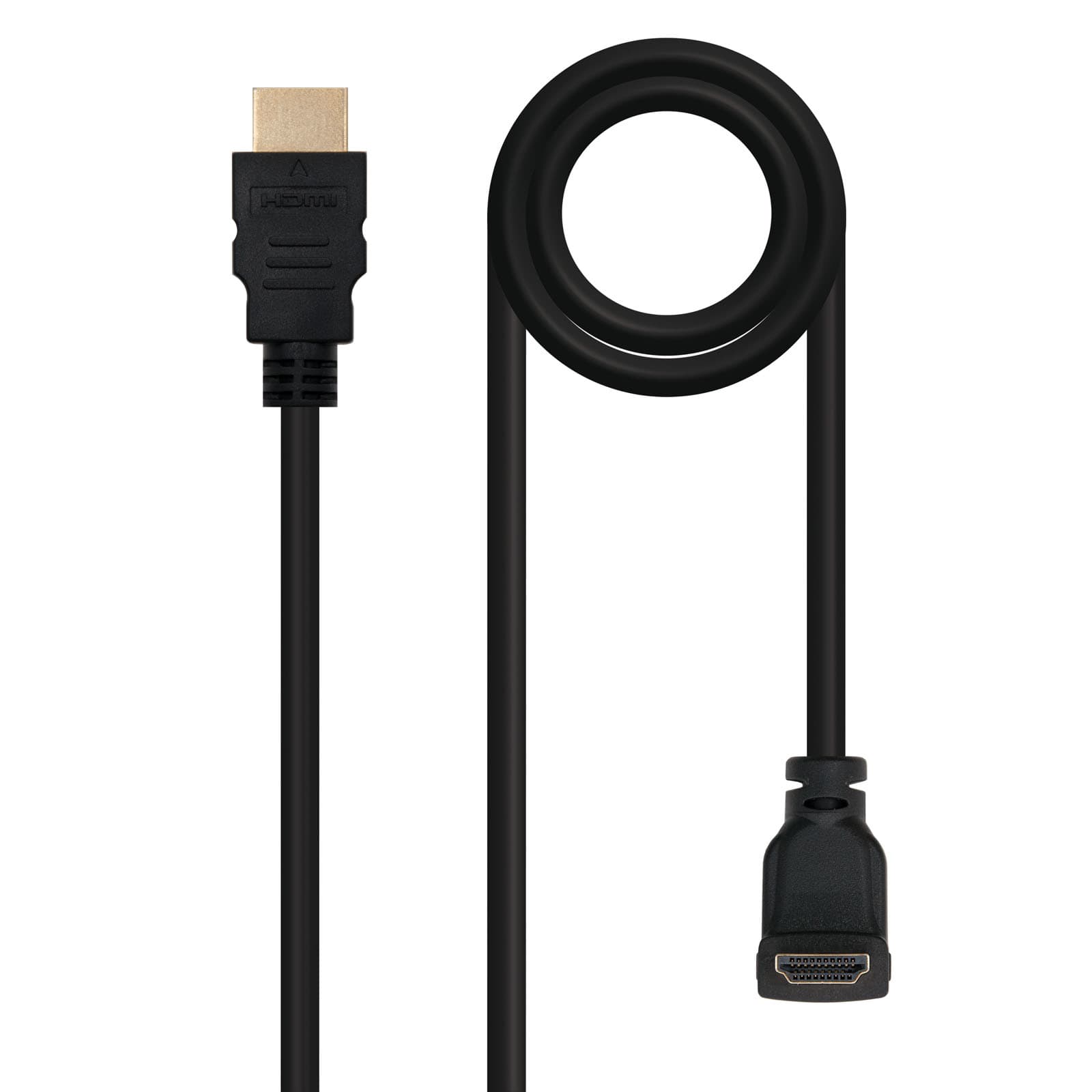 Nanocable CABLE HDMI ACODADO V1.4 (ALTA VELOCIDAD / HEC), A/M-A/M, 1.8 M