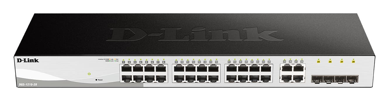 D-Link DGS-1210-28 Gestionado L2/L2+ 1U Negro