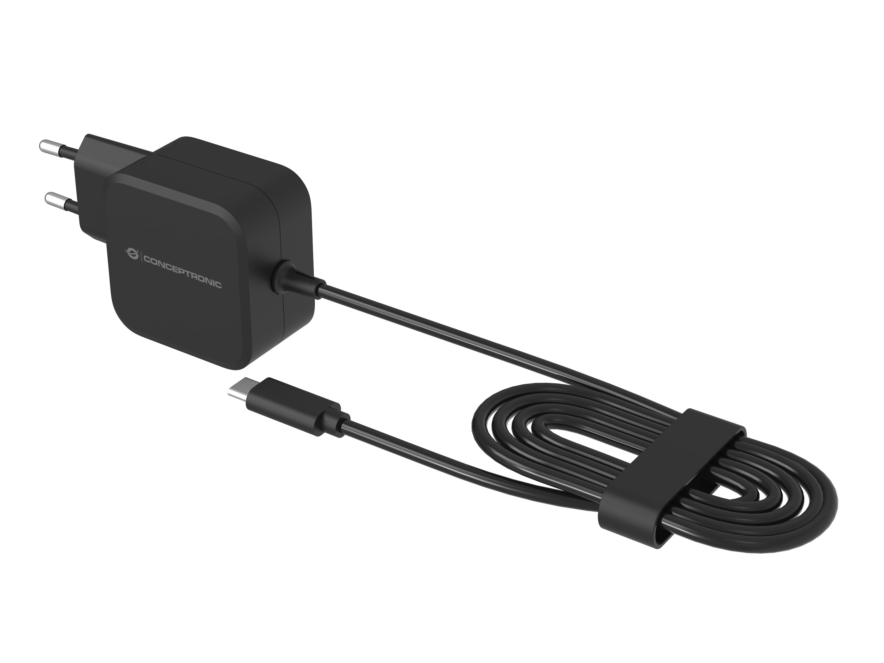 Conceptronic OZUL04BE cargador de dispositivo móvil Universal Negro Corriente alterna Interior