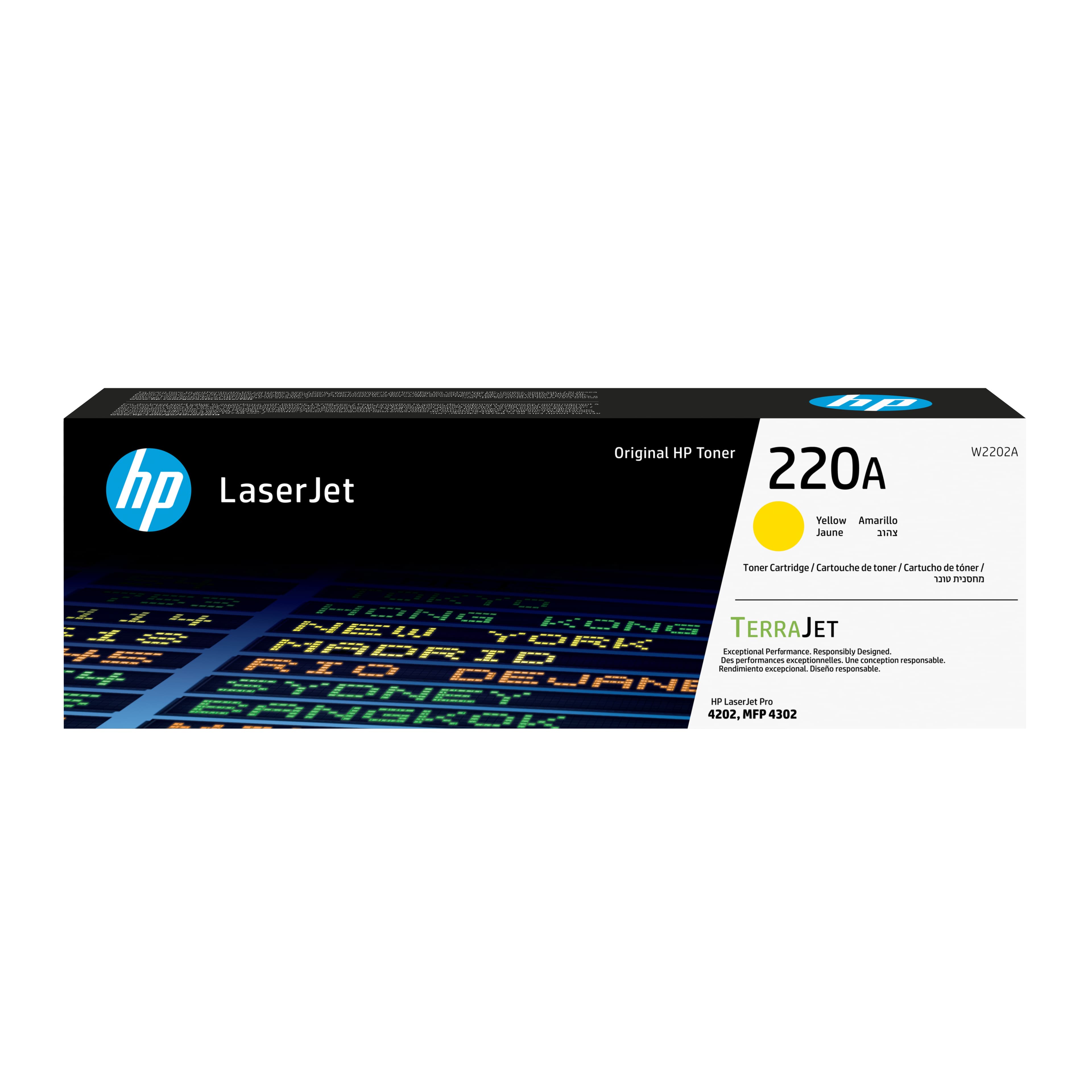 HP Cartucho de tóner Original LaserJet 220A amarillo