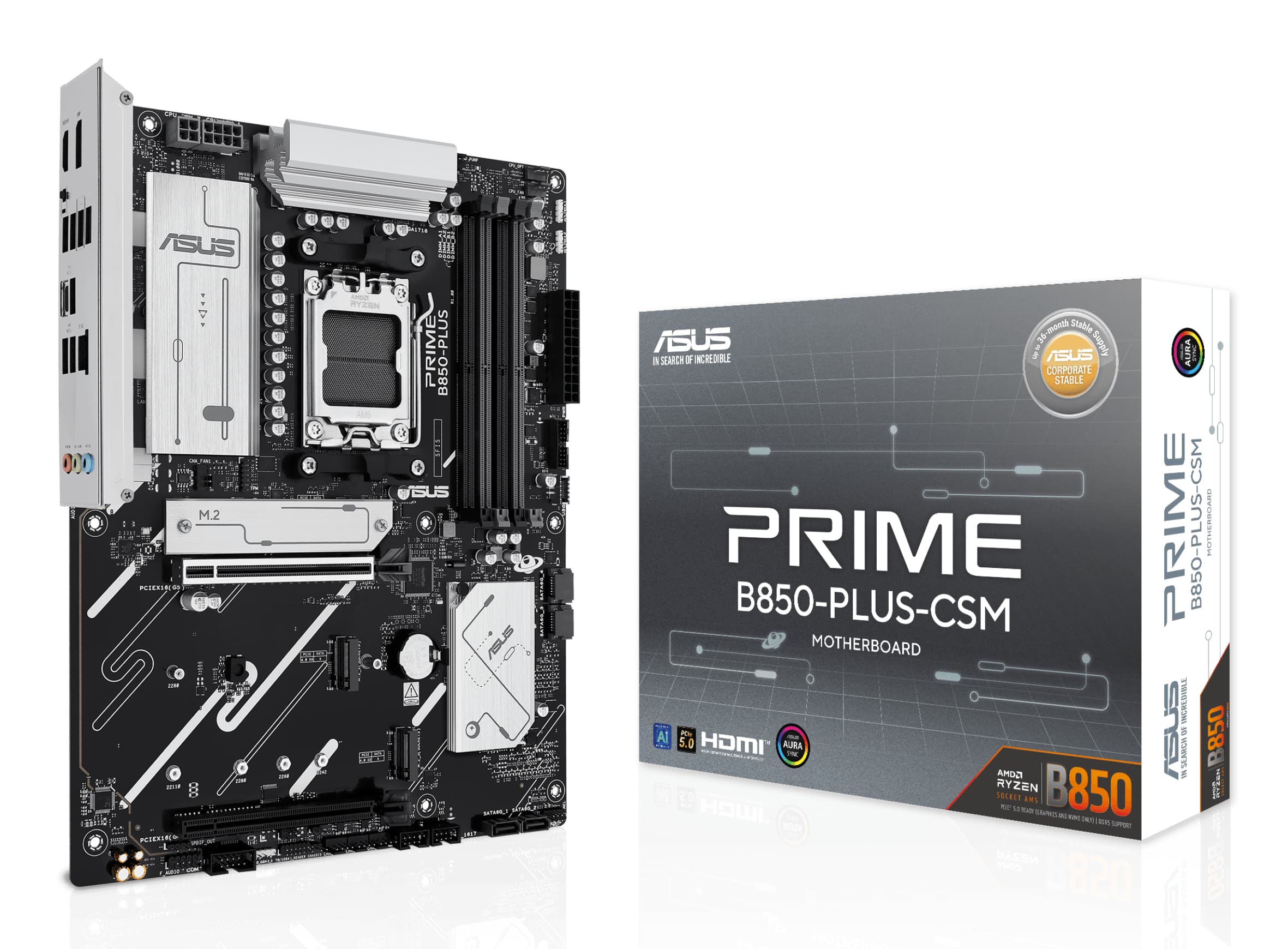 ASUS PRIME B850-PLUS-CSM AMD B850 Zócalo AM5 ATX
