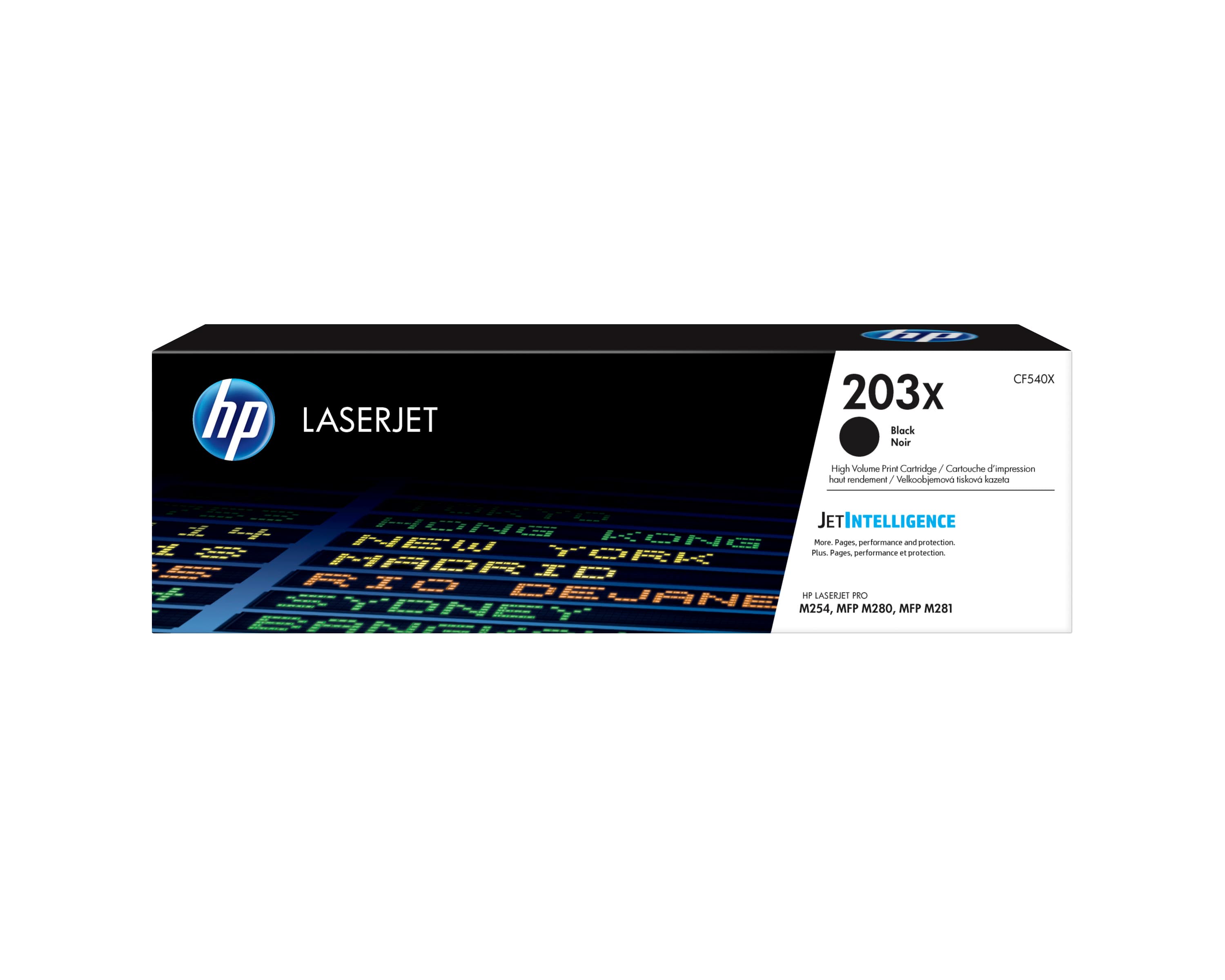 HP Cartucho de tóner Original LaserJet 203X negro de alta capacidad