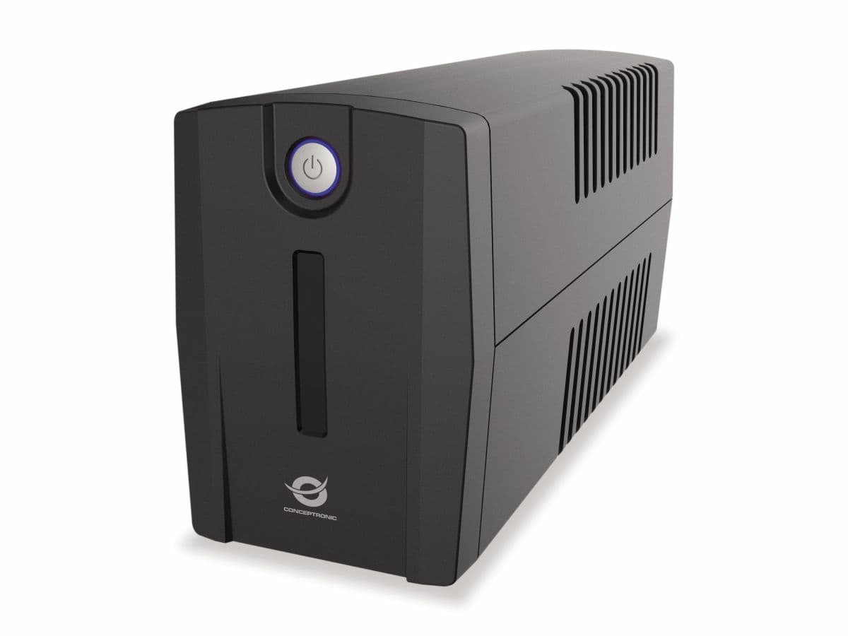 Conceptronic ZEUS07E sistema de alimentación ininterrumpida (UPS) Línea interactiva 1 kVA 600 W 4 salidas AC