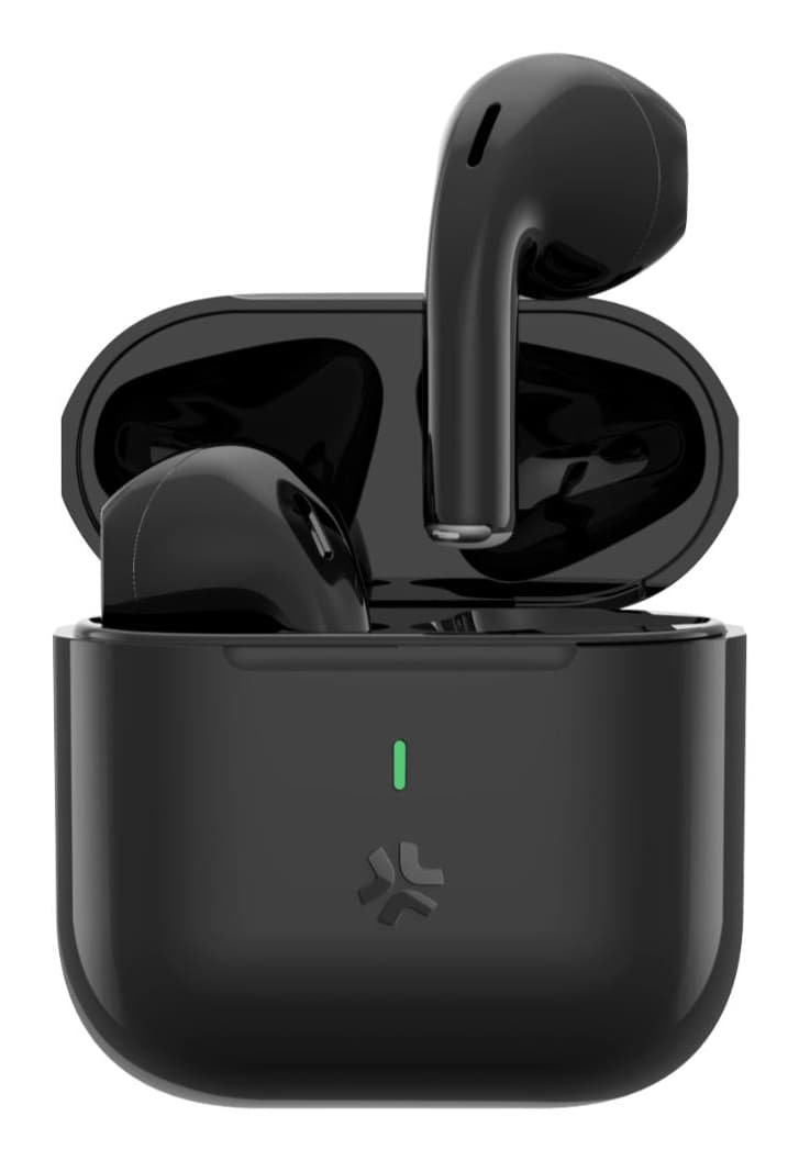 Celly COMPACTBK auricular y casco Auriculares Inalámbrico Dentro de oído Llamadas/Música USB Tipo C Negro