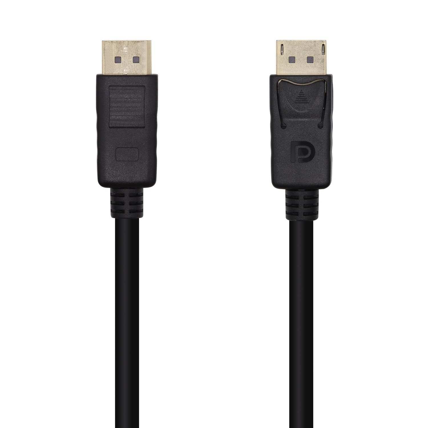 AISENS Cable DisplayPort V1.2 4K@60Hz, DP/M-DP/M, Negro, 1.0m