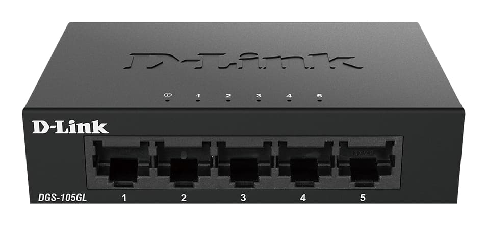 D-Link DGS-105GL/E switch No administrado Gigabit Ethernet (10/100/1000) Negro